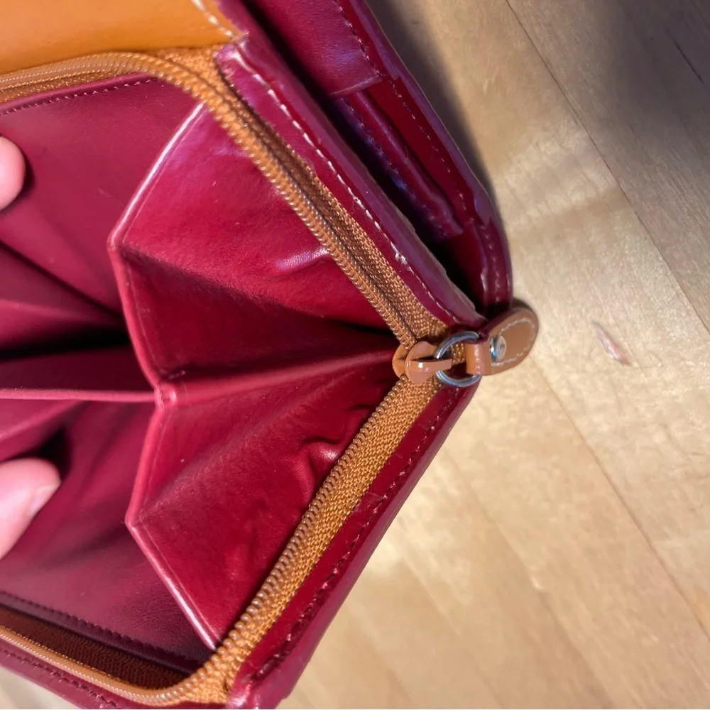 Lodis Leather Trifold Wallet Small Compact Organizer Detachable ID Card Holder